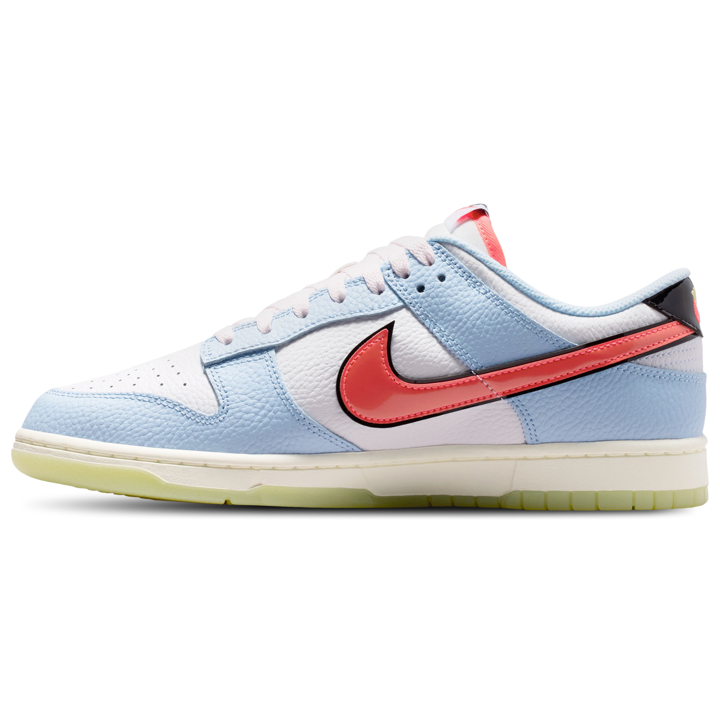 Nike Dunk Low - Men's - Hydrogen Blue/Flash Crimson/White