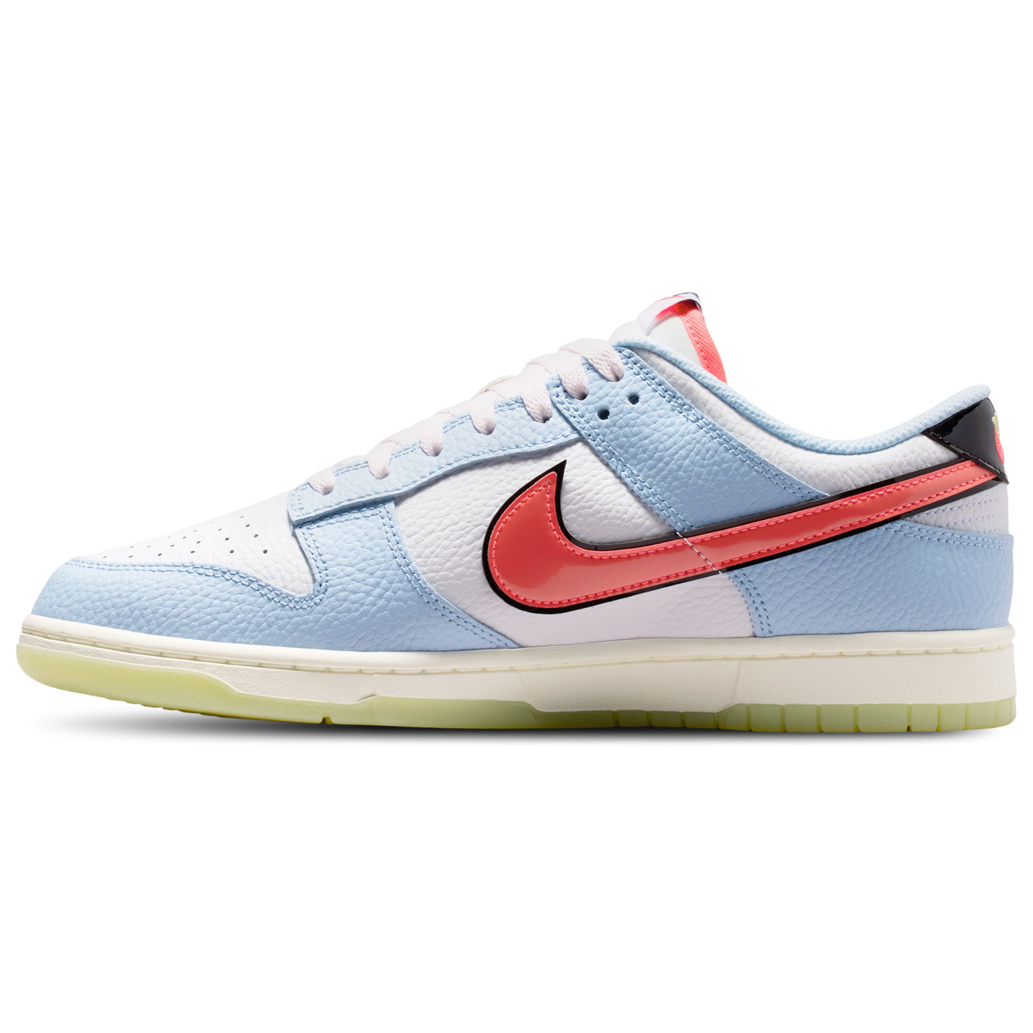 Nike Dunk Low - Men's - Hydrogen Blue/Flash Crimson/White