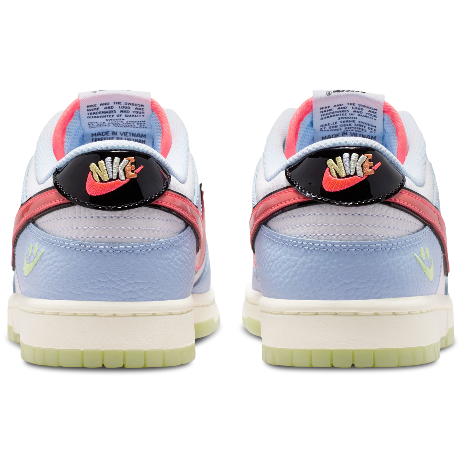 Nike Dunk Low - Men's - Hydrogen Blue/Flash Crimson/White
