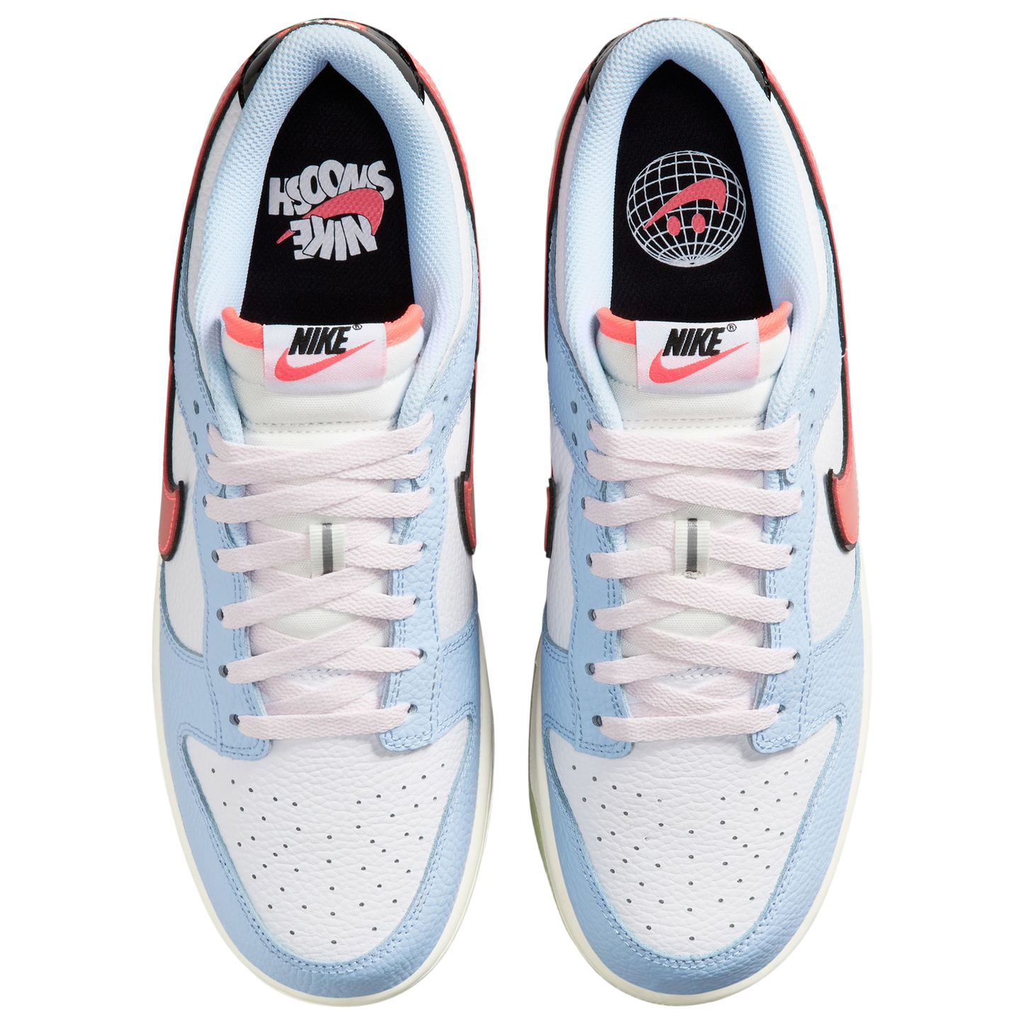 Nike Dunk Low - Men's - Hydrogen Blue/Flash Crimson/White