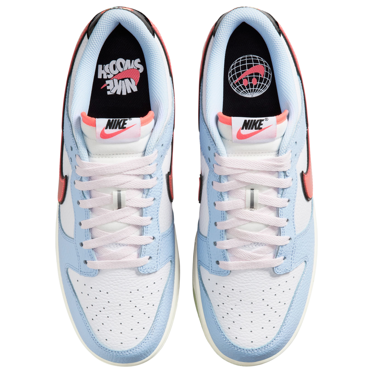 Nike Dunk Low - Men's - Hydrogen Blue/Flash Crimson/White