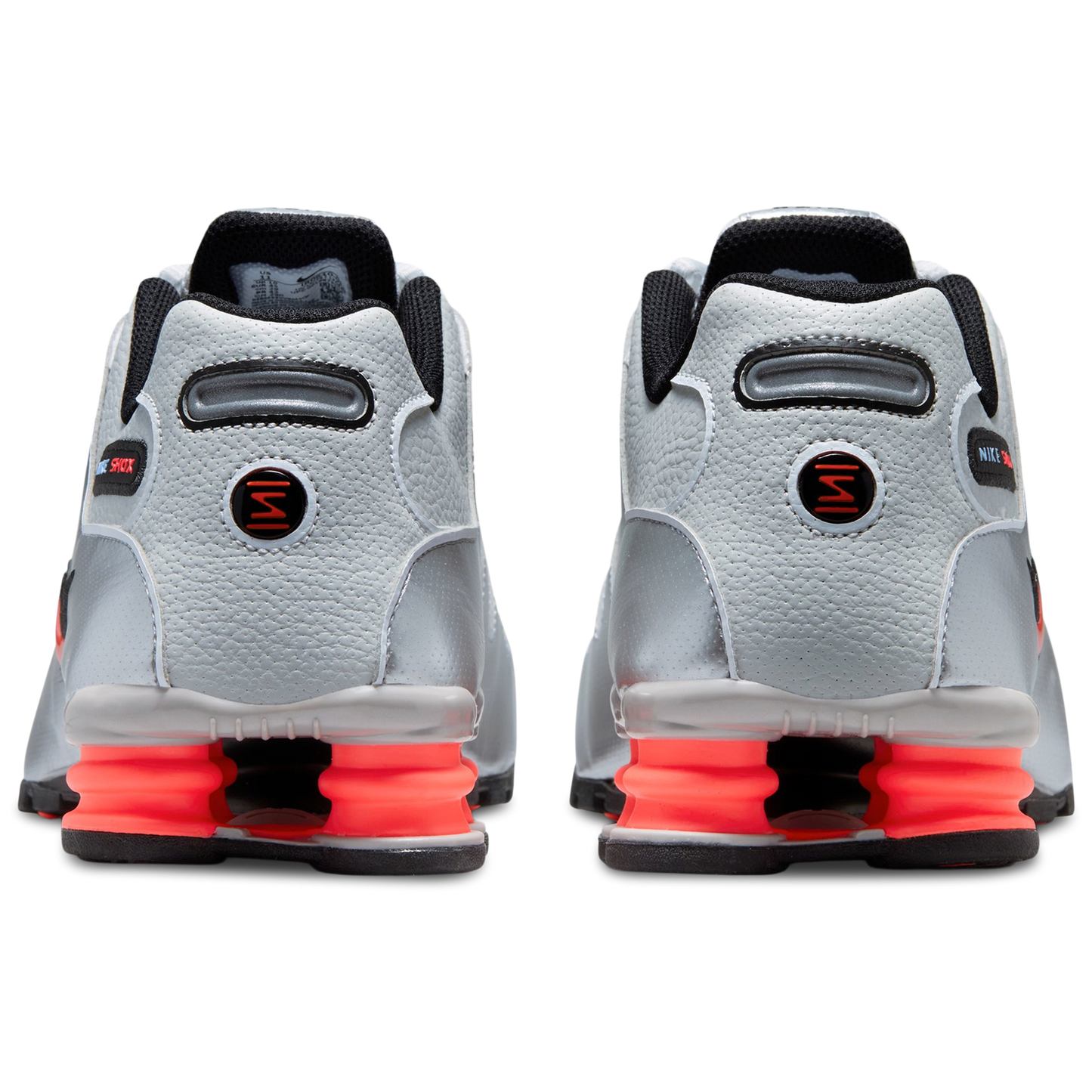 Nike Shox NZ - Men's - Silver/Gray/Red