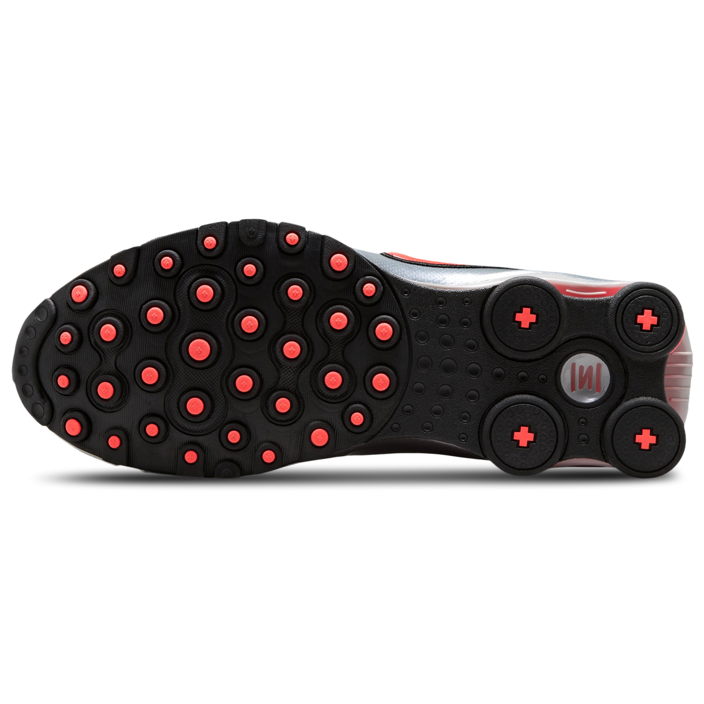 Nike Shox NZ - Men's - Silver/Gray/Red
