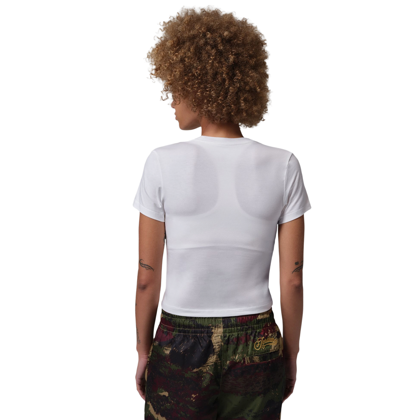 Jordan Flight Short Sleeve TMID Graphic T-Shirt - Women's - White