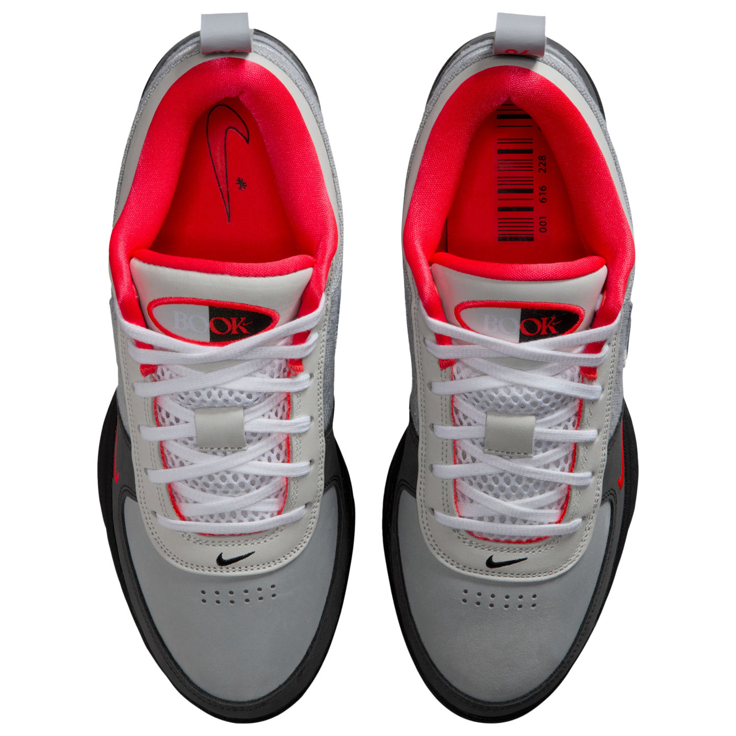 Nike Book 1 AM 95 PE - Men's - Wolf Grey/Cool Grey/Orange