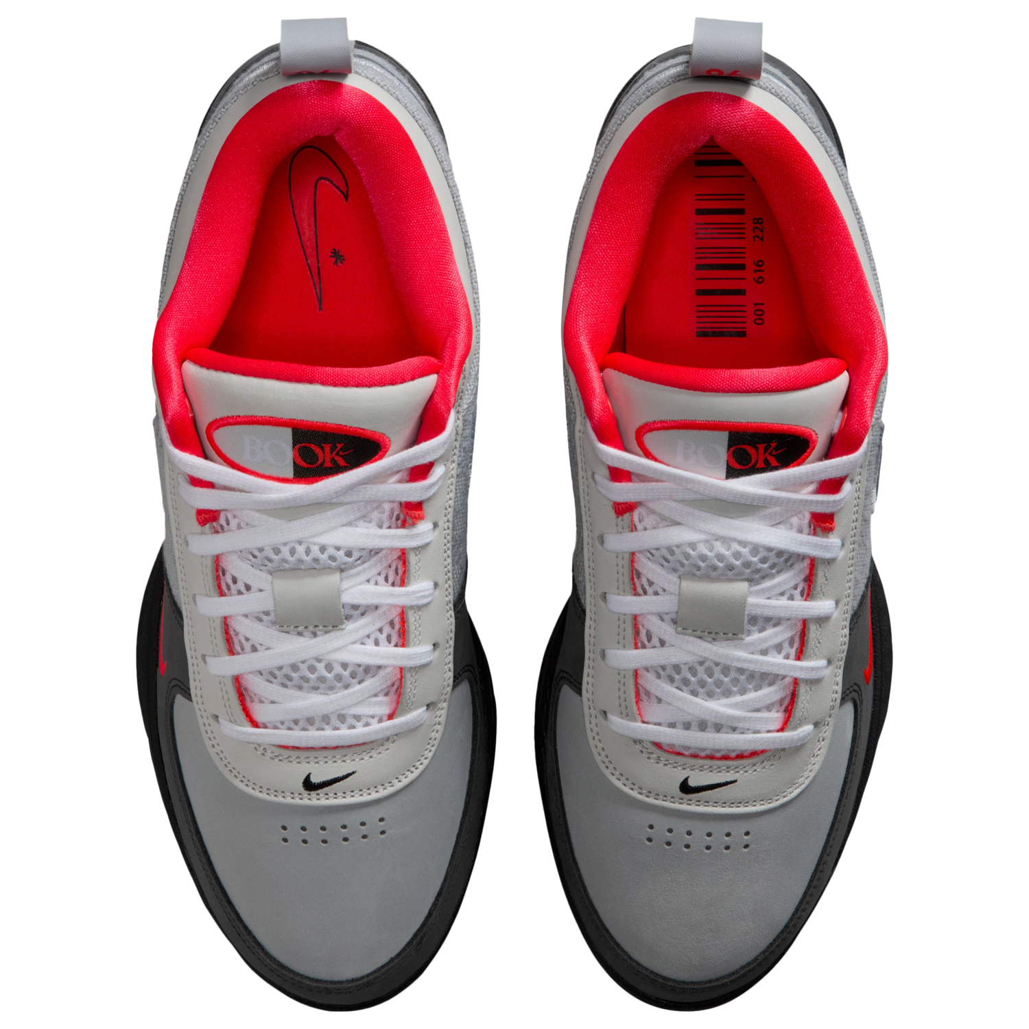 Nike Book 1 AM 95 PE - Men's - Wolf Grey/Cool Grey/Orange