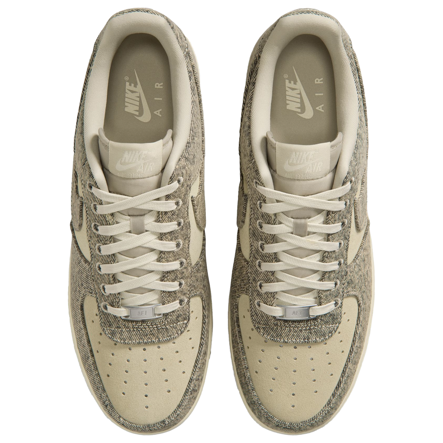 Nike Air Force 1 Low LE - Men's - Tan/Tan/Tan/Tan/Tan/Silver