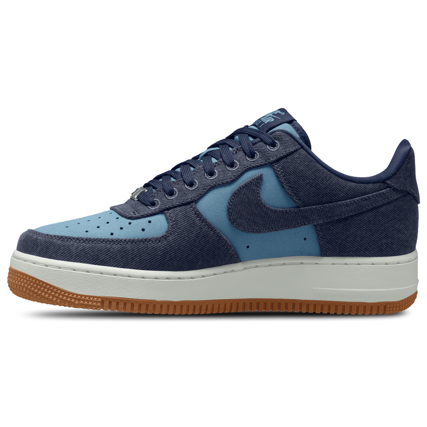 Nike Air Force 1 '07 LV8 - Men's - Summit White/Navy/Worn Blue
