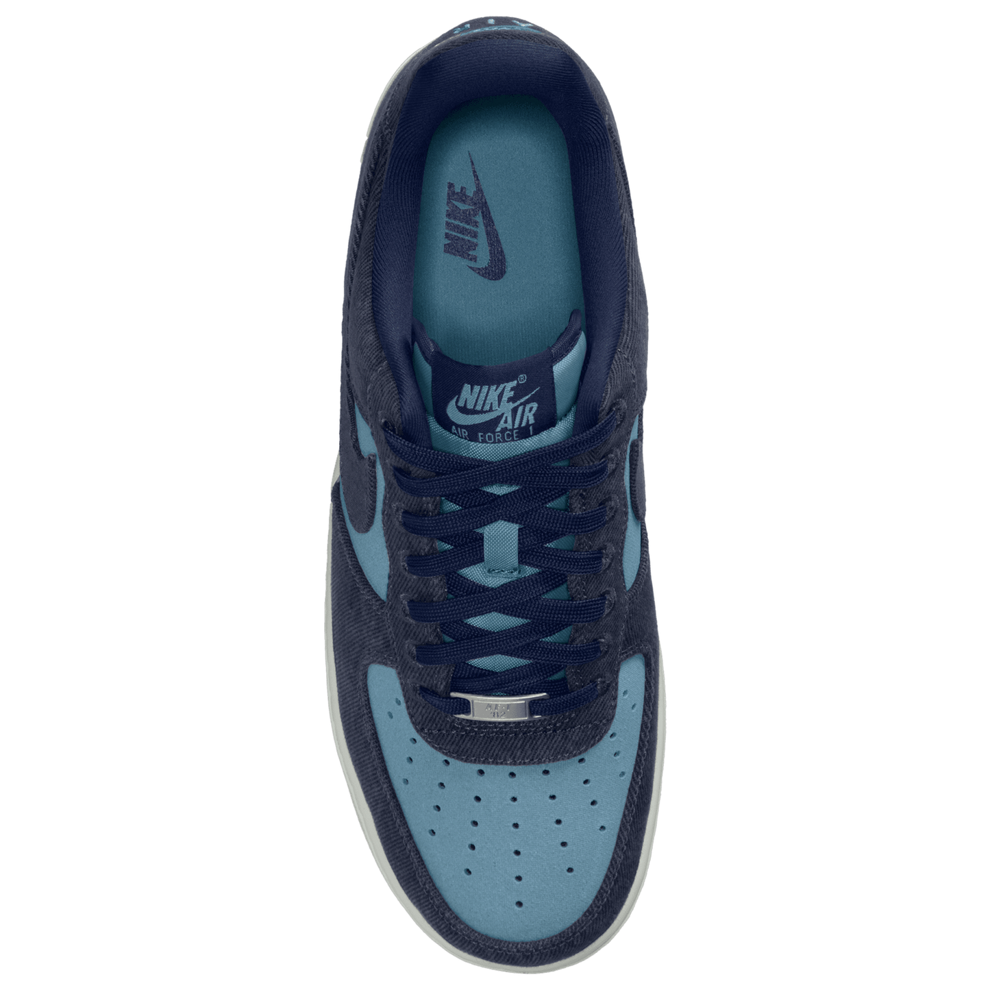 Nike Air Force 1 '07 LV8 - Men's - Summit White/Navy/Worn Blue