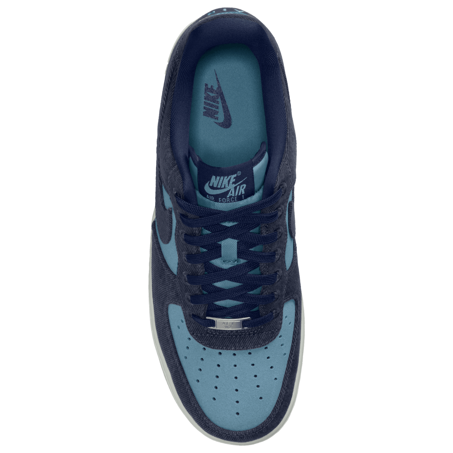 Nike Air Force 1 '07 LV8 - Men's - Summit White/Navy/Worn Blue
