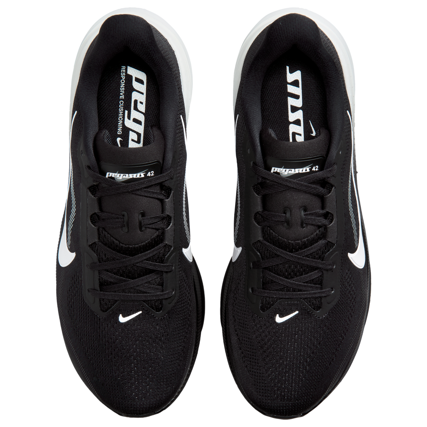 Nike Air Zoom Pegasus 42 Wide - Men's - White/Black/Photon Dust