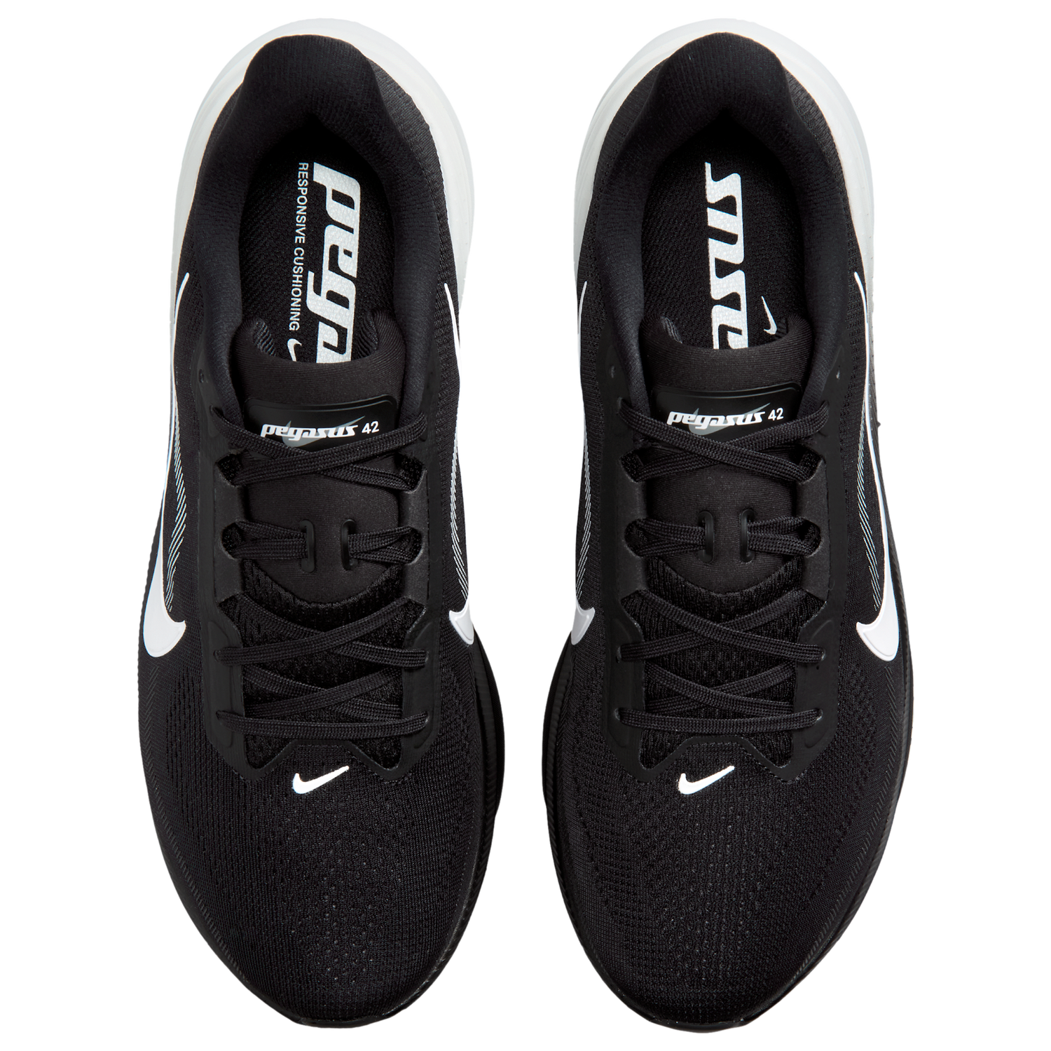Nike Air Zoom Pegasus 42 Wide - Men's - White/Black/Photon Dust