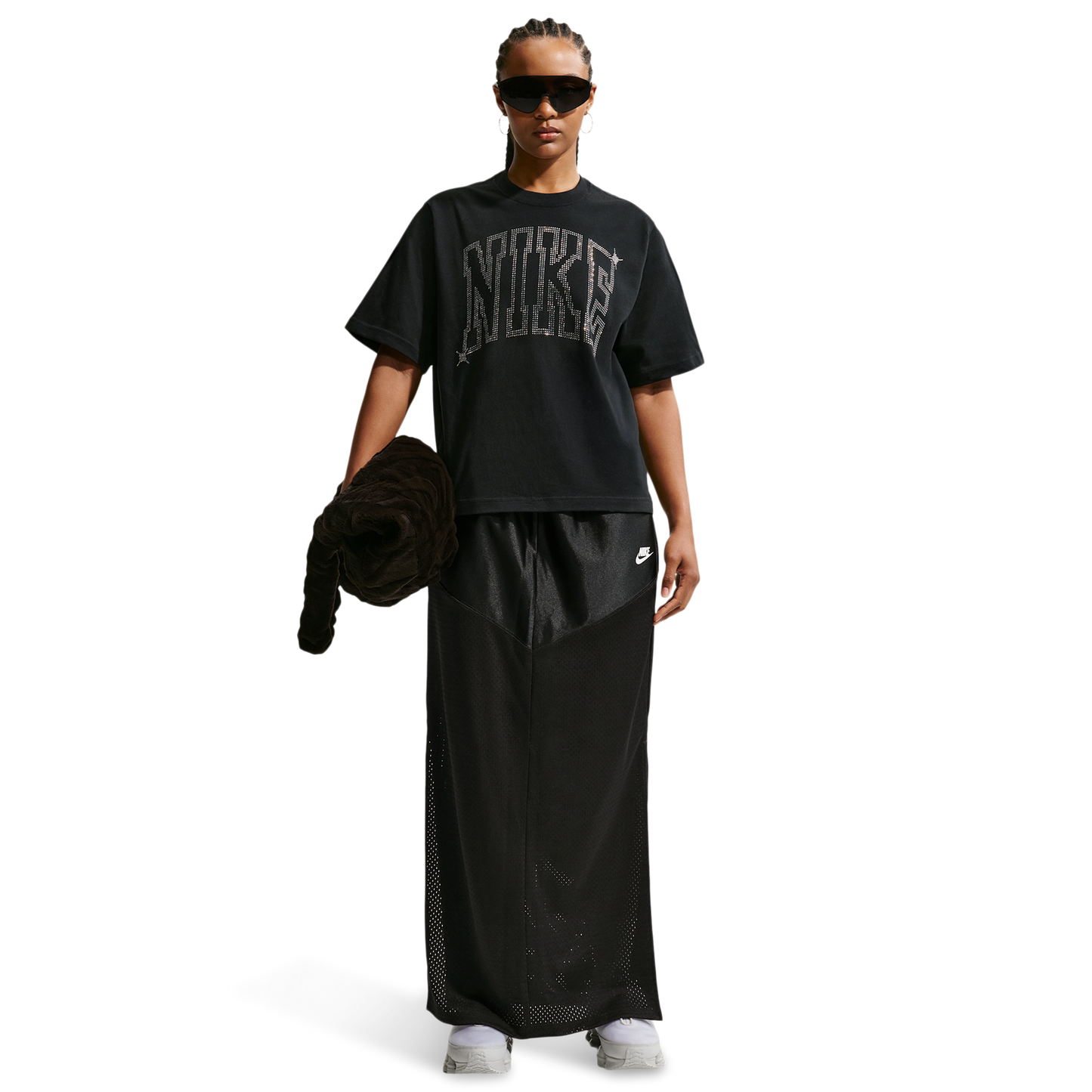 Nike NSW Heritage Festival Skirt - Women's - Black/Sail