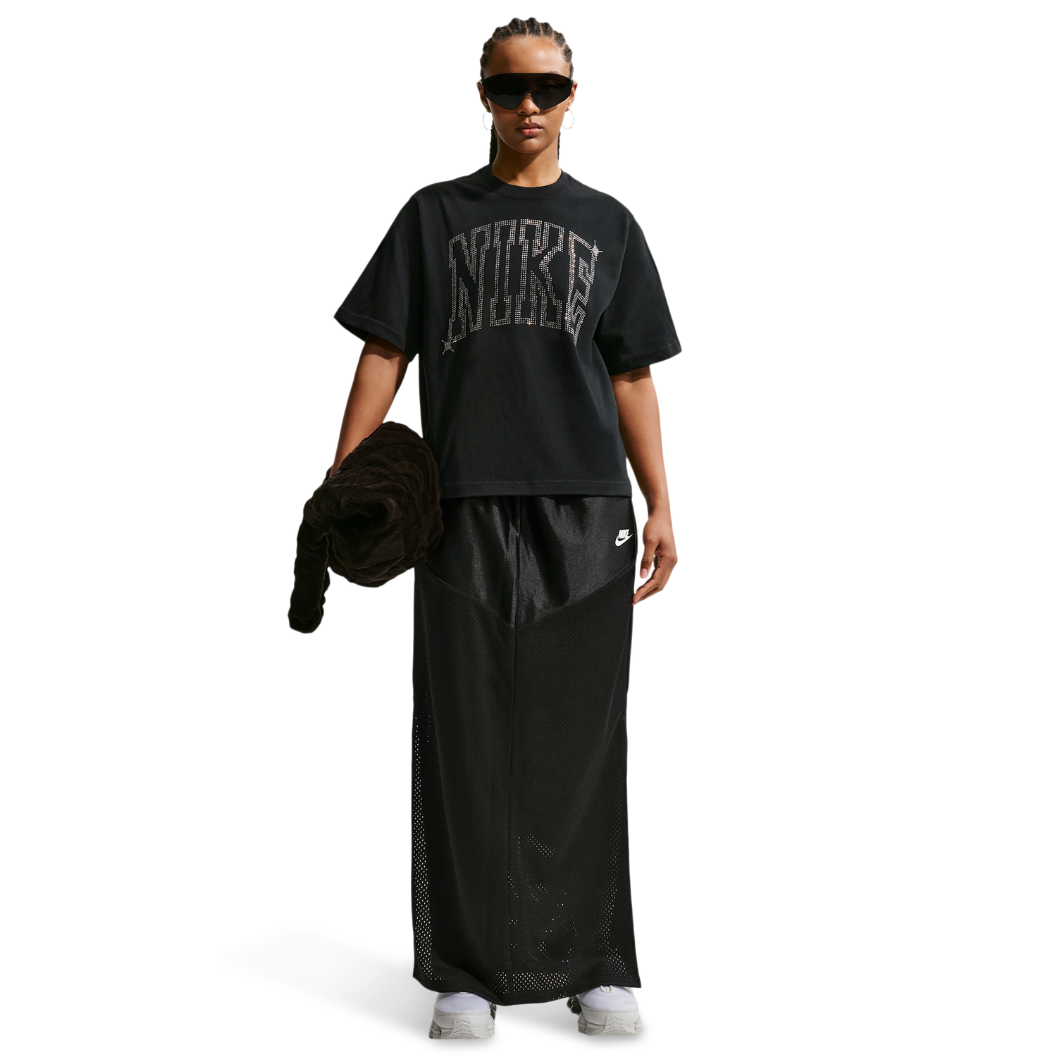 Nike NSW Heritage Festival Skirt - Women's - Black/Sail