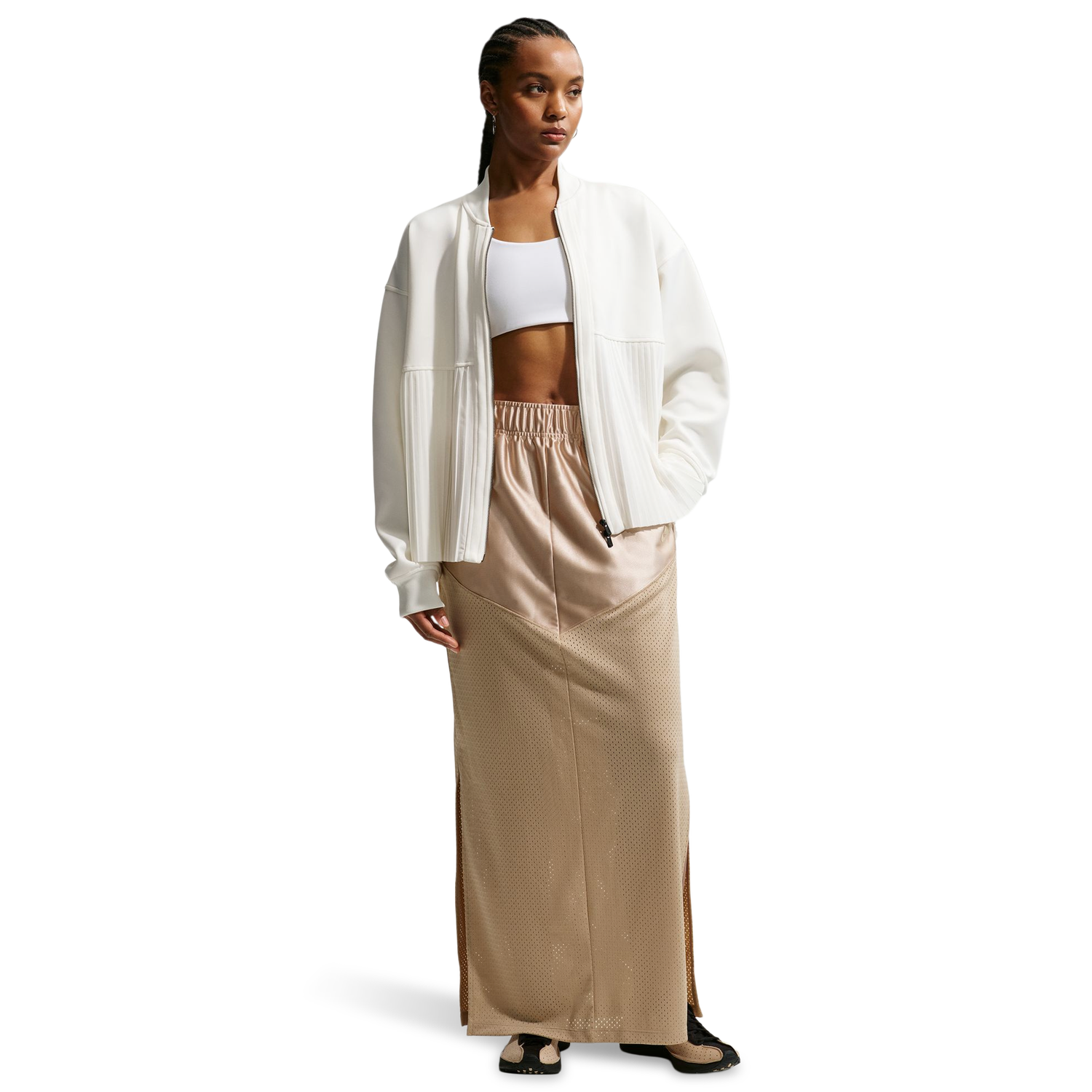 Nike NSW Heritage Festival Skirt - Women's - Linen/Linen