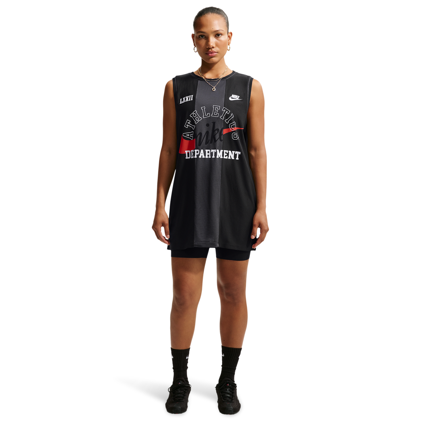 Nike NSW Heritage Festival Jersey Dress - Women's - Anthracite/Anthracite/Black