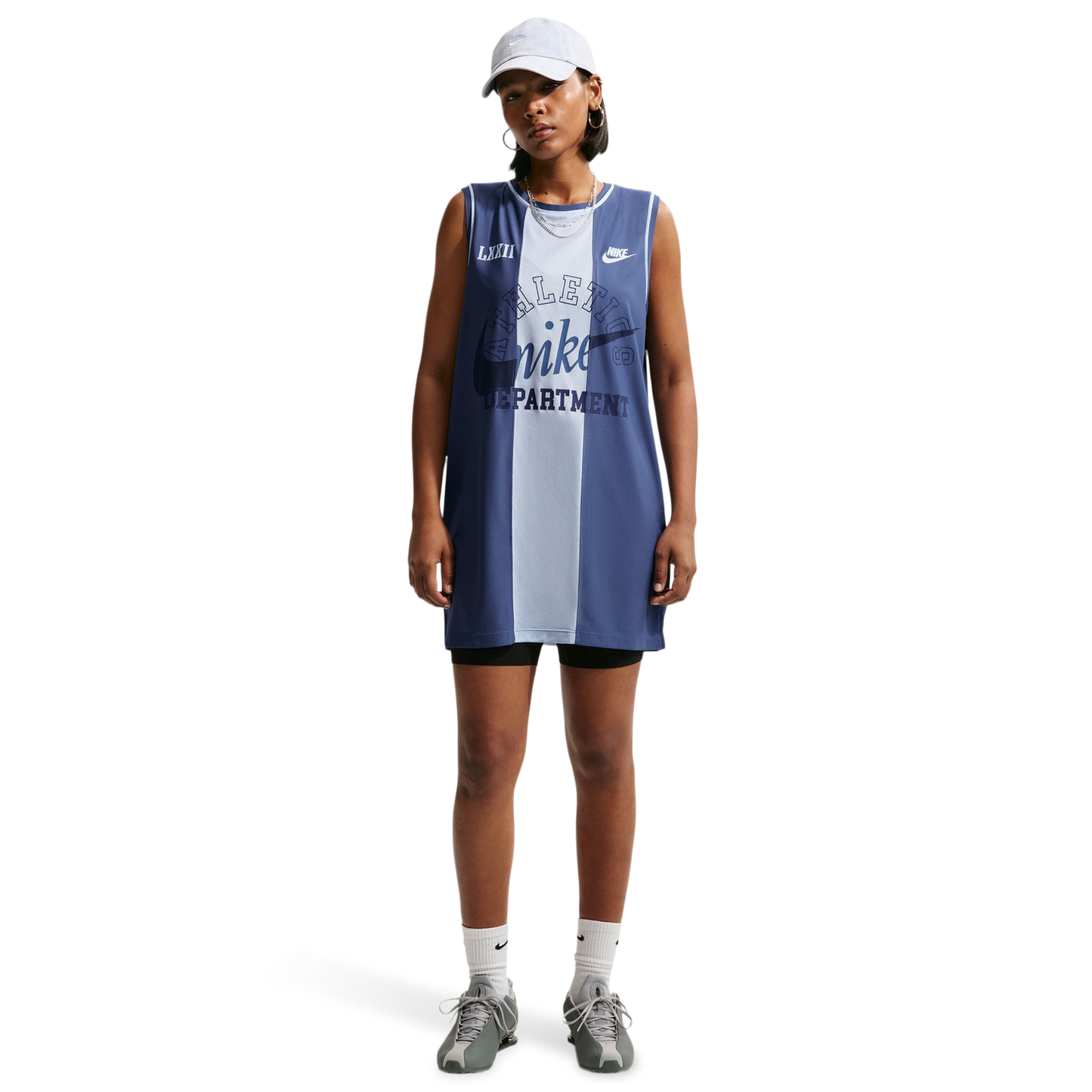 Nike NSW Heritage Festival Jersey Dress - Women's - Mystic Navy/Hydrogen Blue