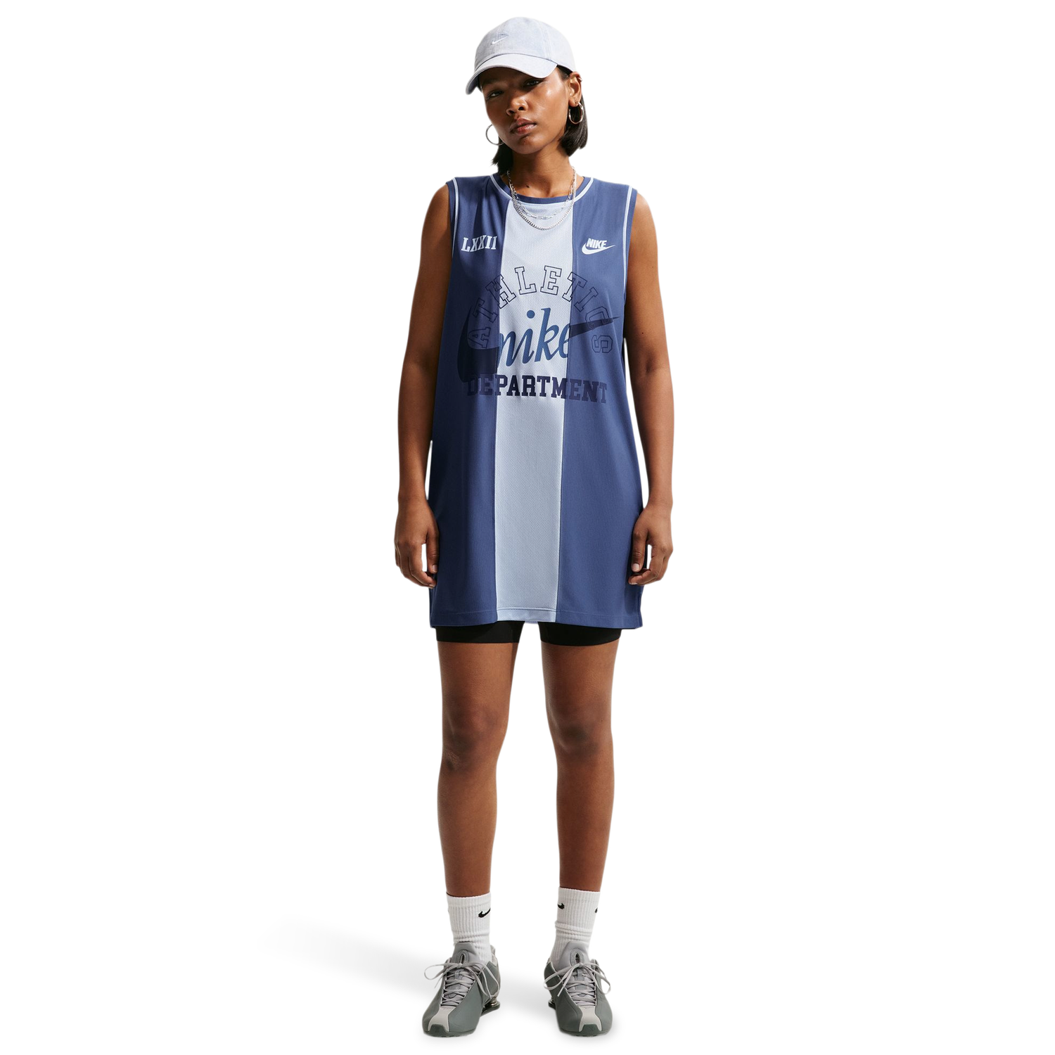 Nike NSW Heritage Festival Jersey Dress - Women's - Mystic Navy/Hydrogen Blue