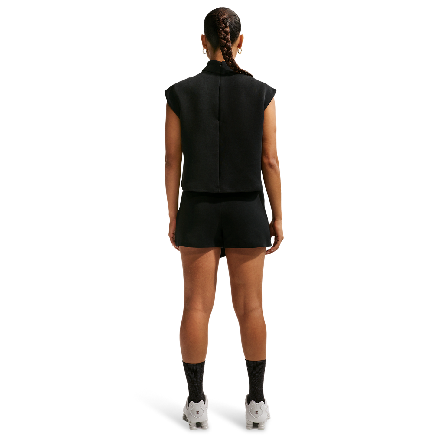 Nike NSW Tech Fleece SS Top - Women's - Black/Black
