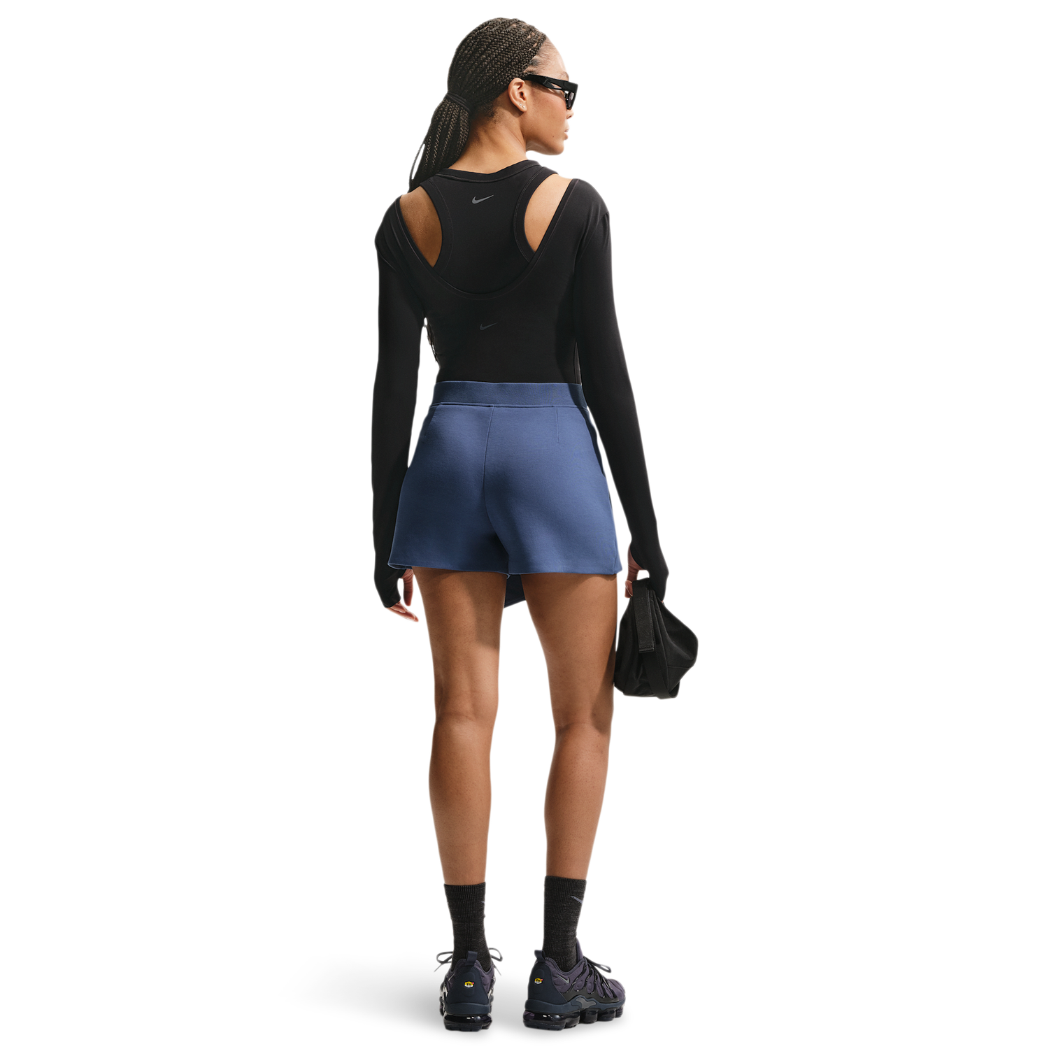 Nike NSW Tech Fleece Skort - Women's - Mystic Navy/Black