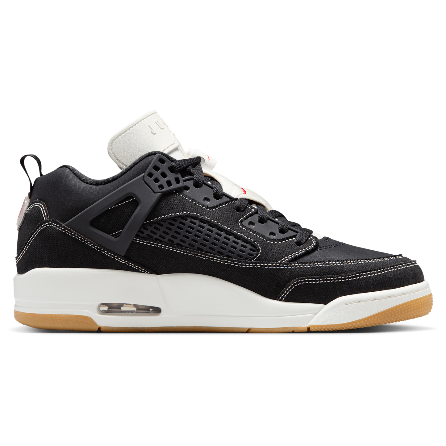 Jordan Spizike Low - Men's - Black/Sail/Univ Red
