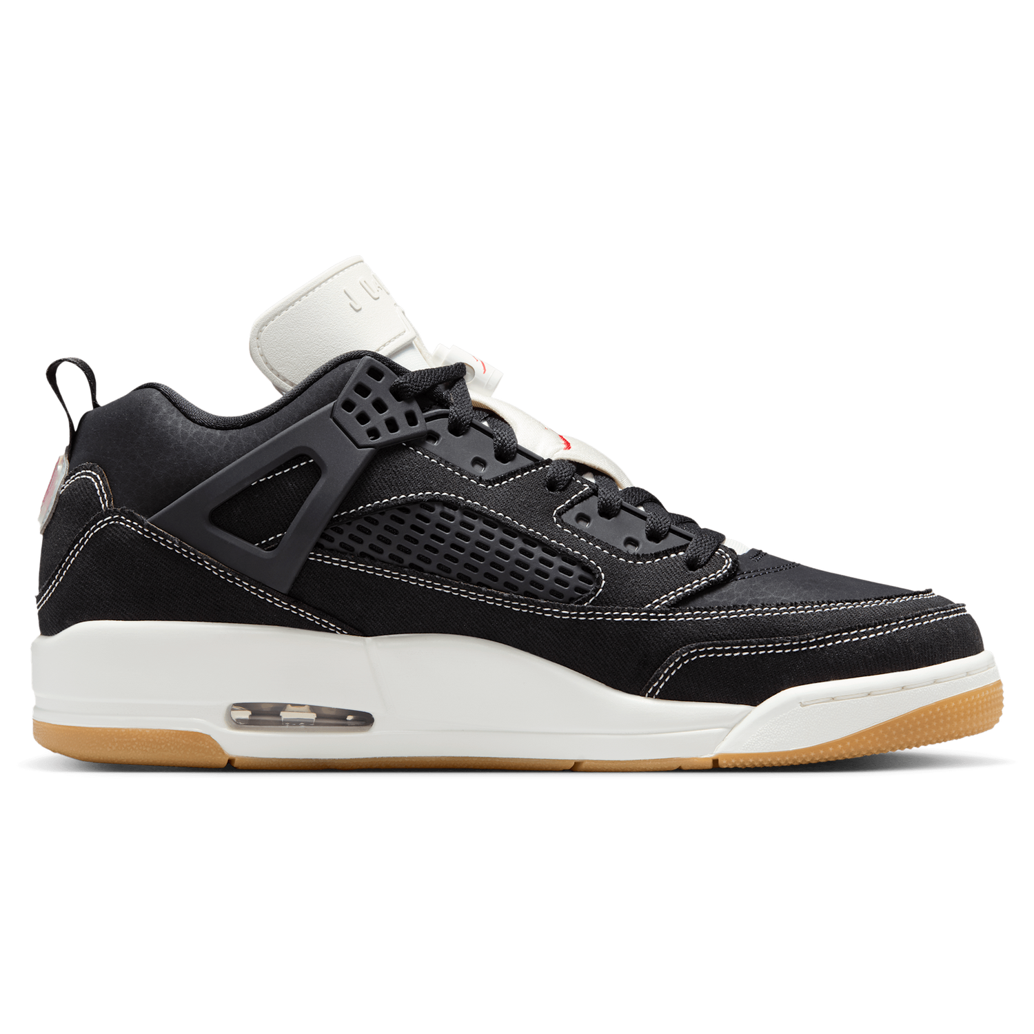 Jordan Spizike Low - Men's - Black/Sail/Univ Red