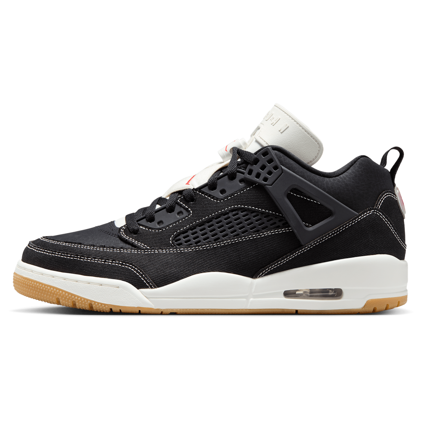 Jordan Spizike Low - Men's - Black/Sail/Univ Red