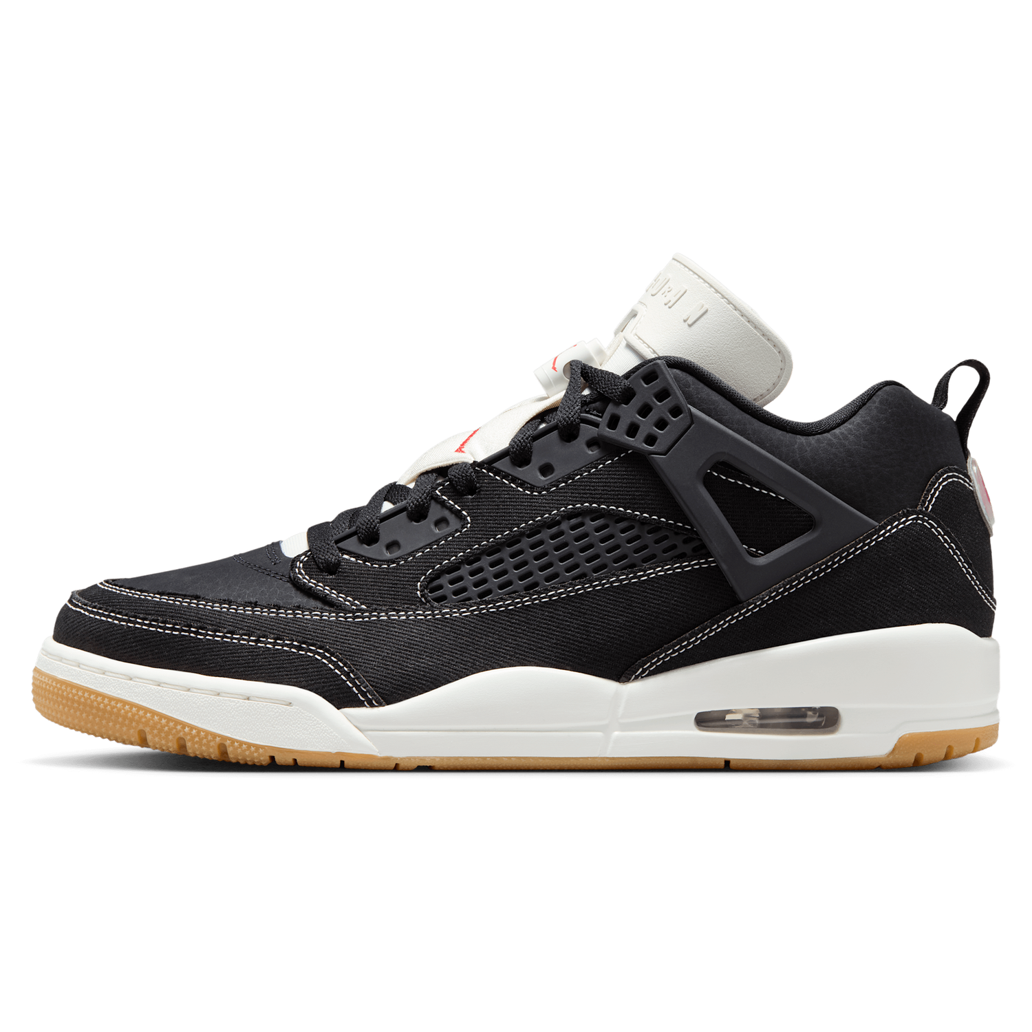 Jordan Spizike Low - Men's - Black/Sail/Univ Red