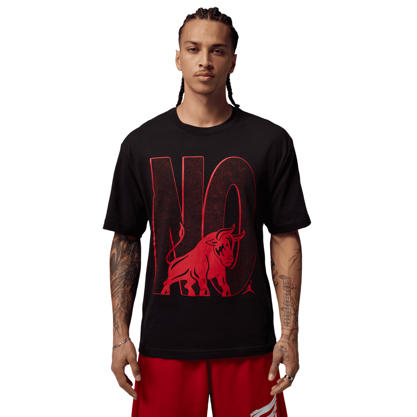 Jordan Brooklyn Toro Graphic Short Sleeve Crew - Men's - Black/Black