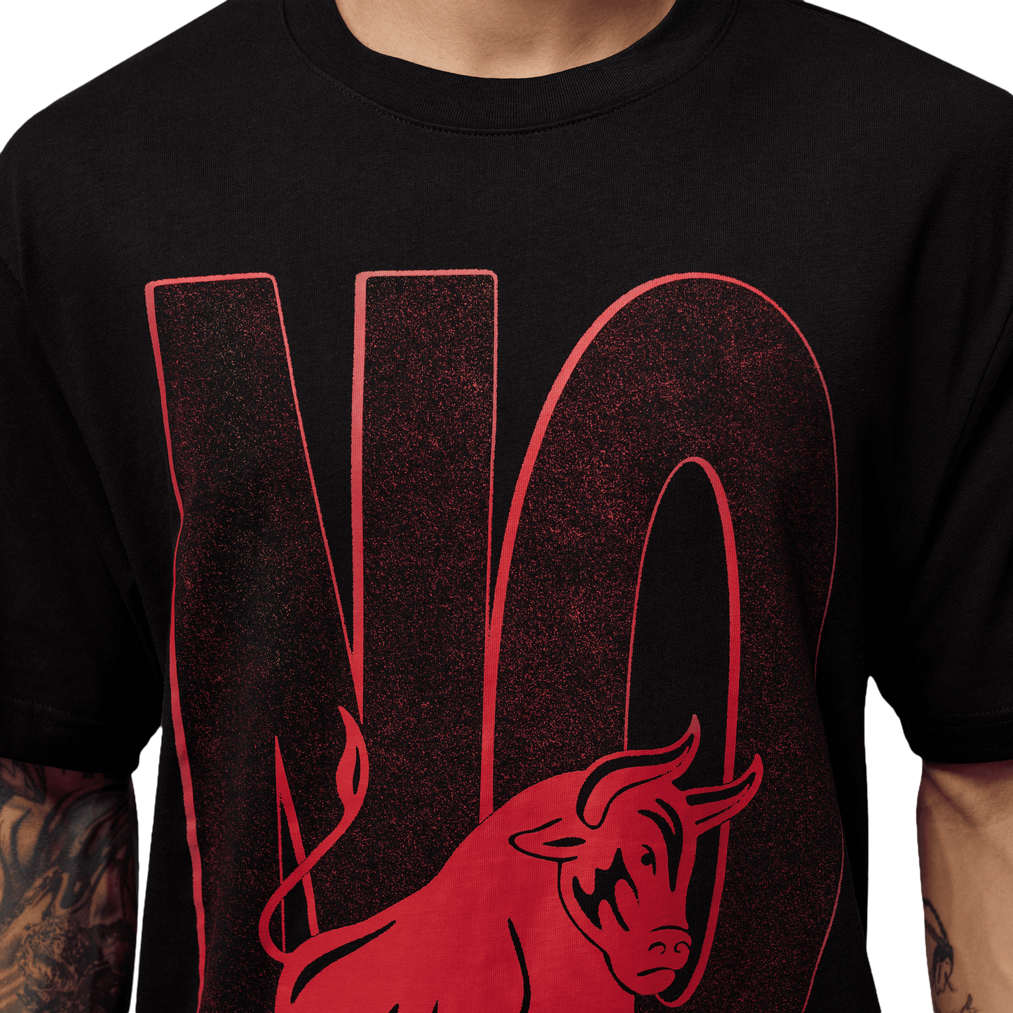 Jordan Brooklyn Toro Graphic Short Sleeve Crew - Men's - Black/Black