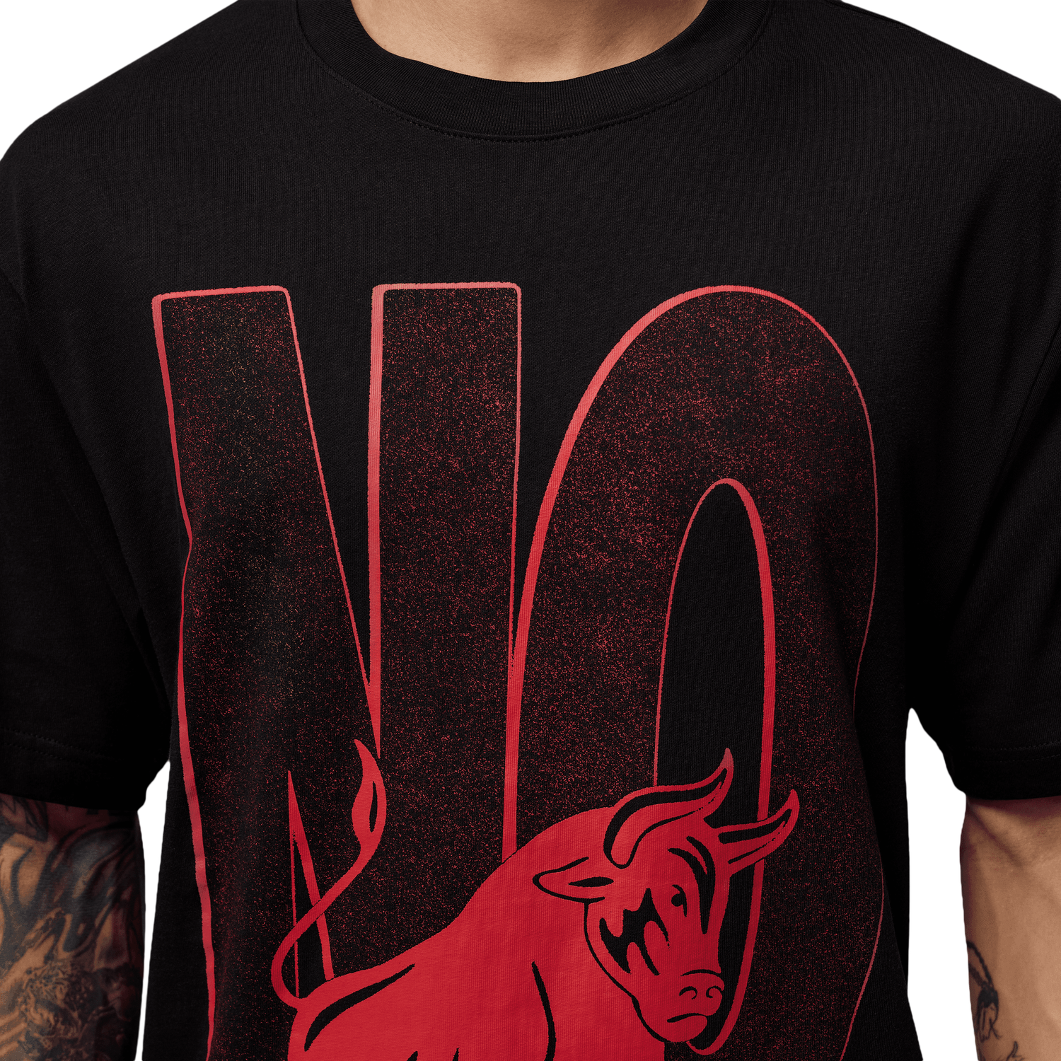 Jordan Brooklyn Toro Graphic Short Sleeve Crew - Men's - Black/Black