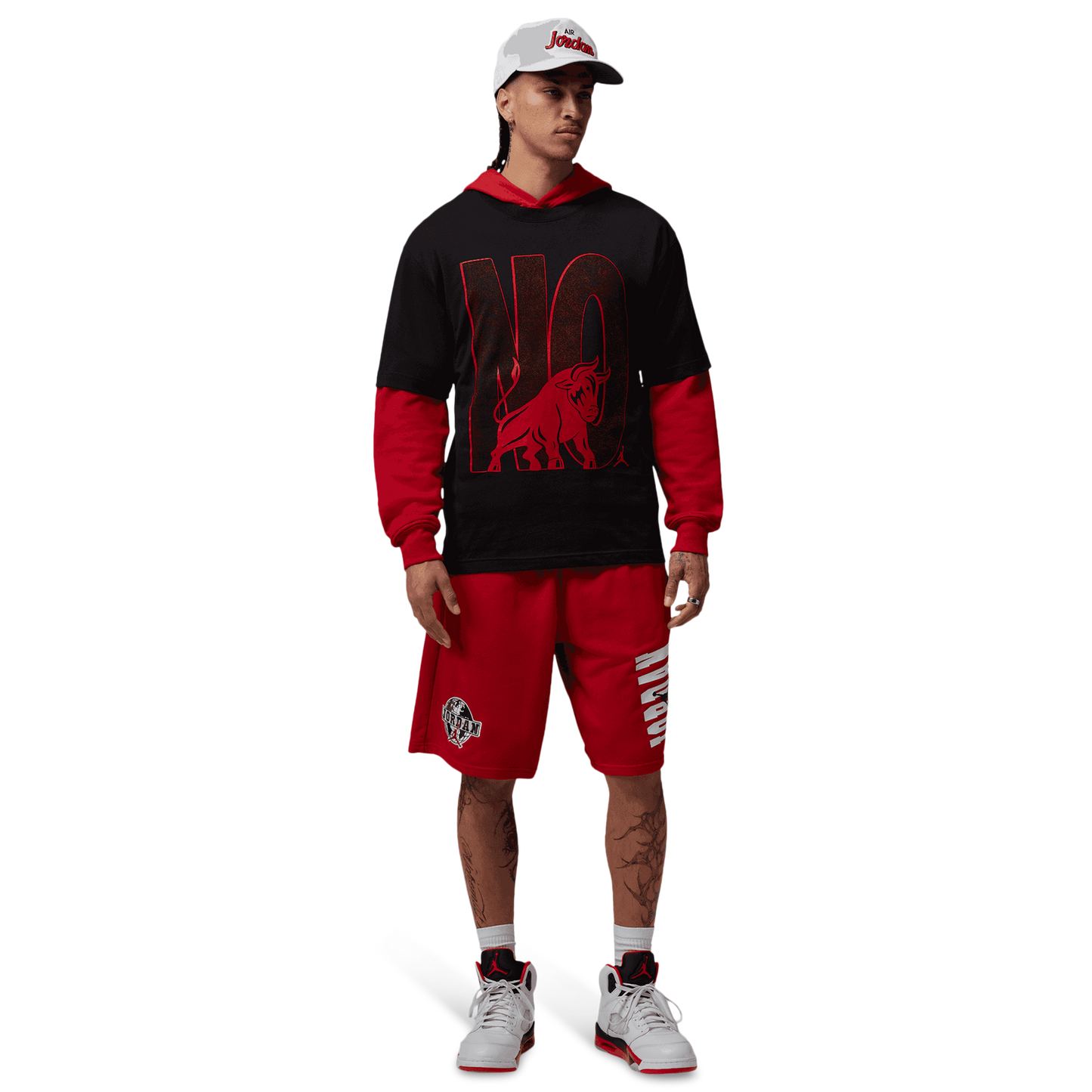 Jordan Brooklyn Toro Graphic Short Sleeve Crew - Men's - Black/Black
