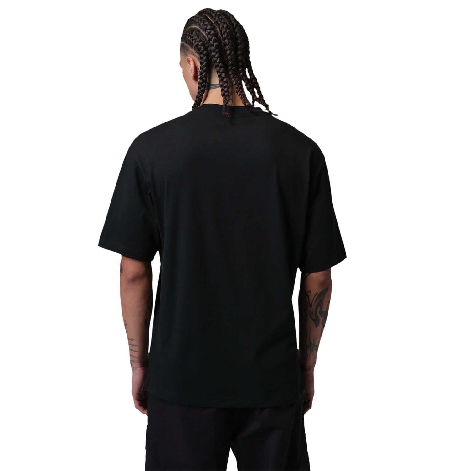 Jordan Brooklyn Best Graphic Short Sleeve Crew - Men's - Black/University Red
