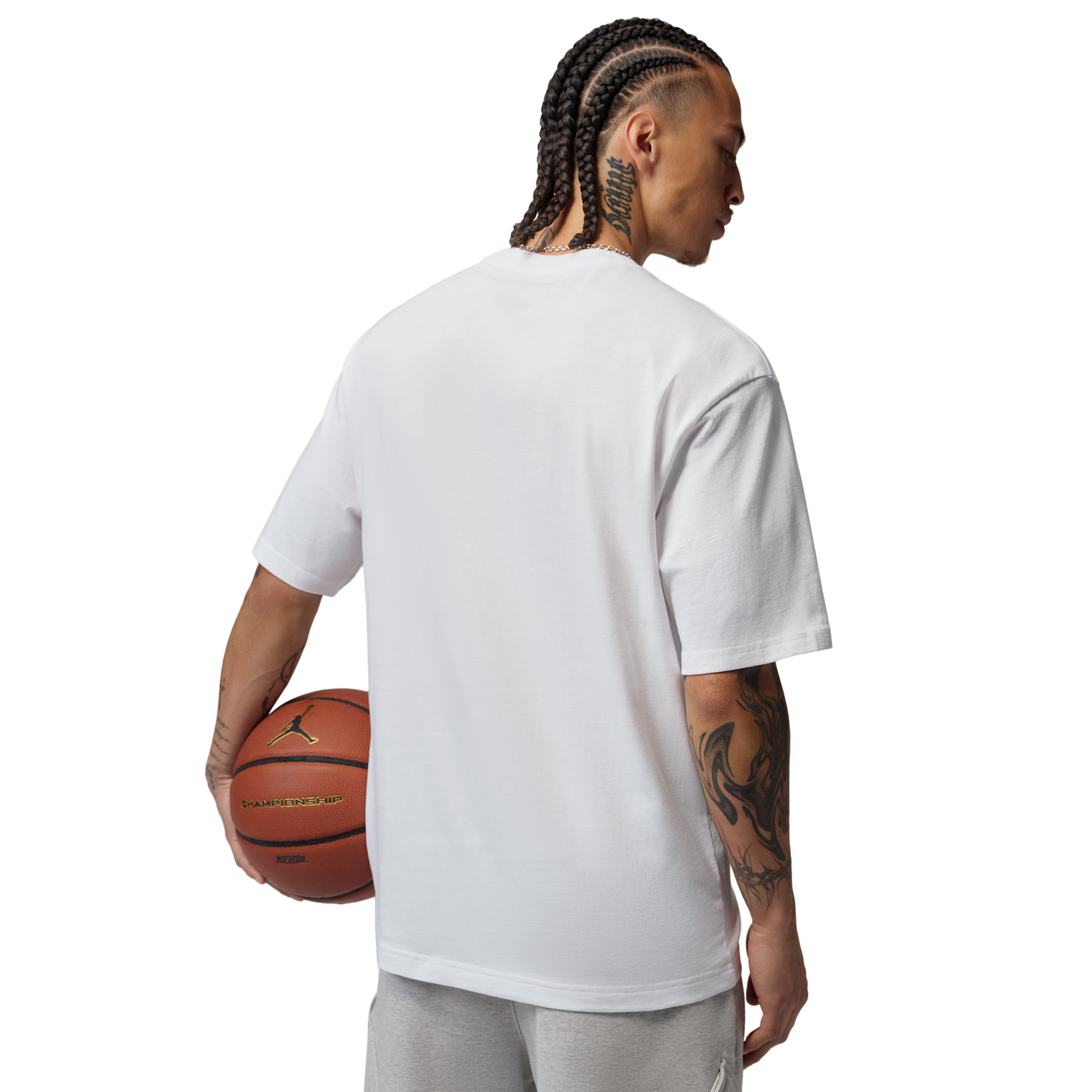 Jordan Brooklyn Best Graphic Short Sleeve Crew - Men's - University Red/White