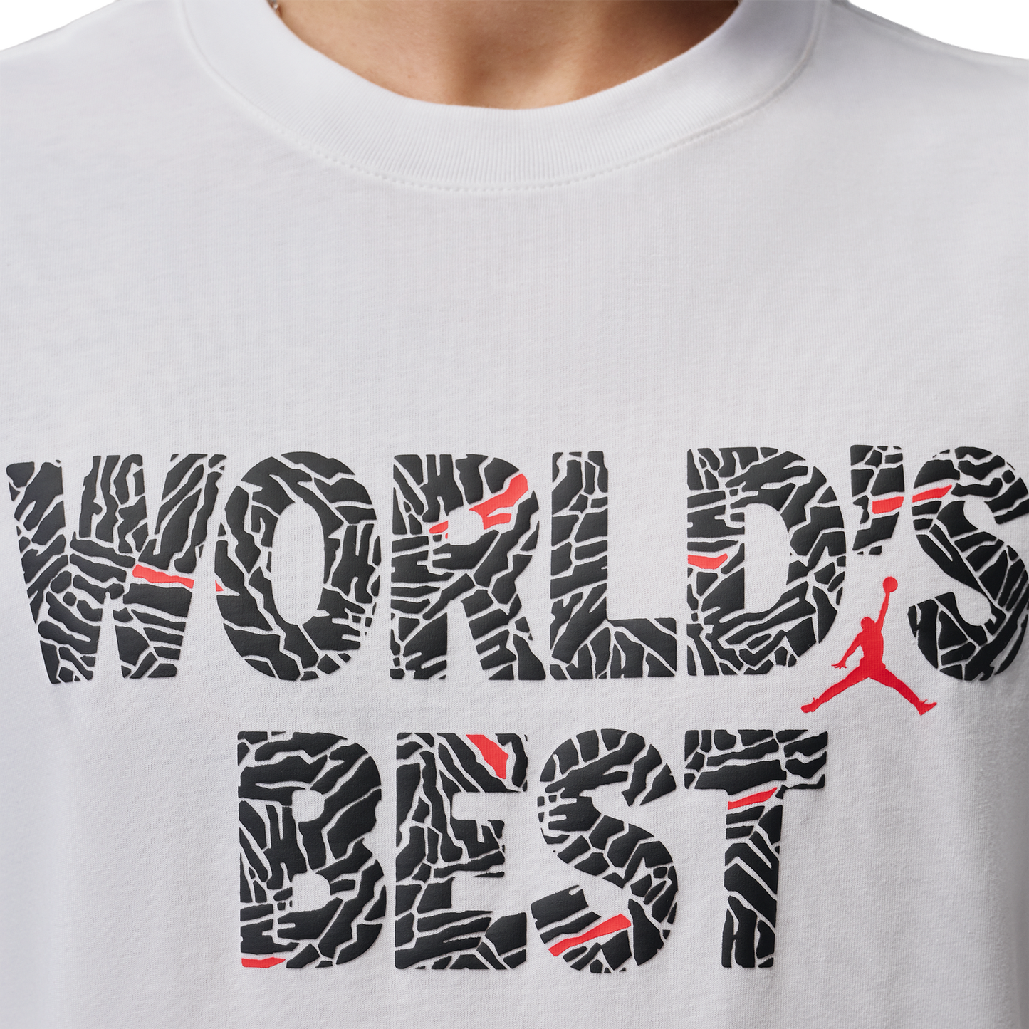 Jordan Brooklyn Best Graphic Short Sleeve Crew - Men's - University Red/White