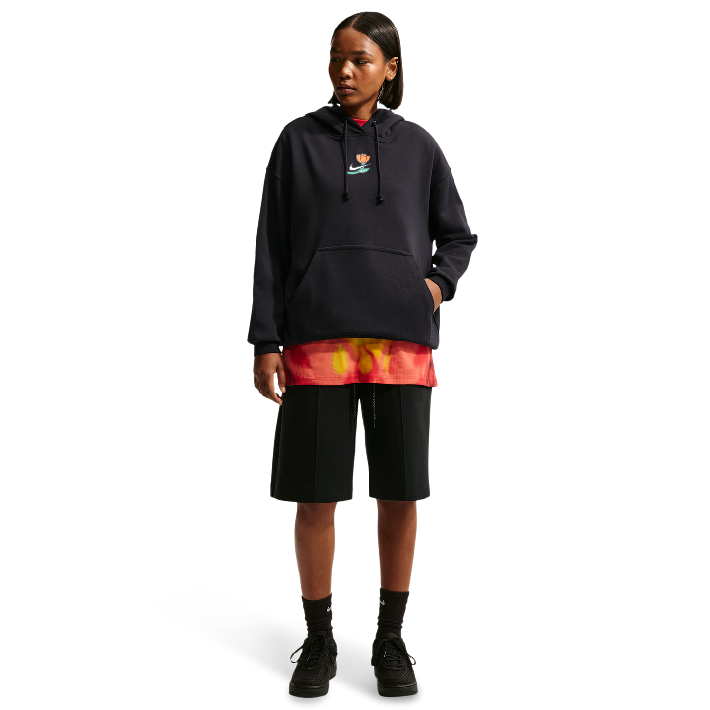Nike Phnx Fleece Oversized PO Hoodie - Women's - Black