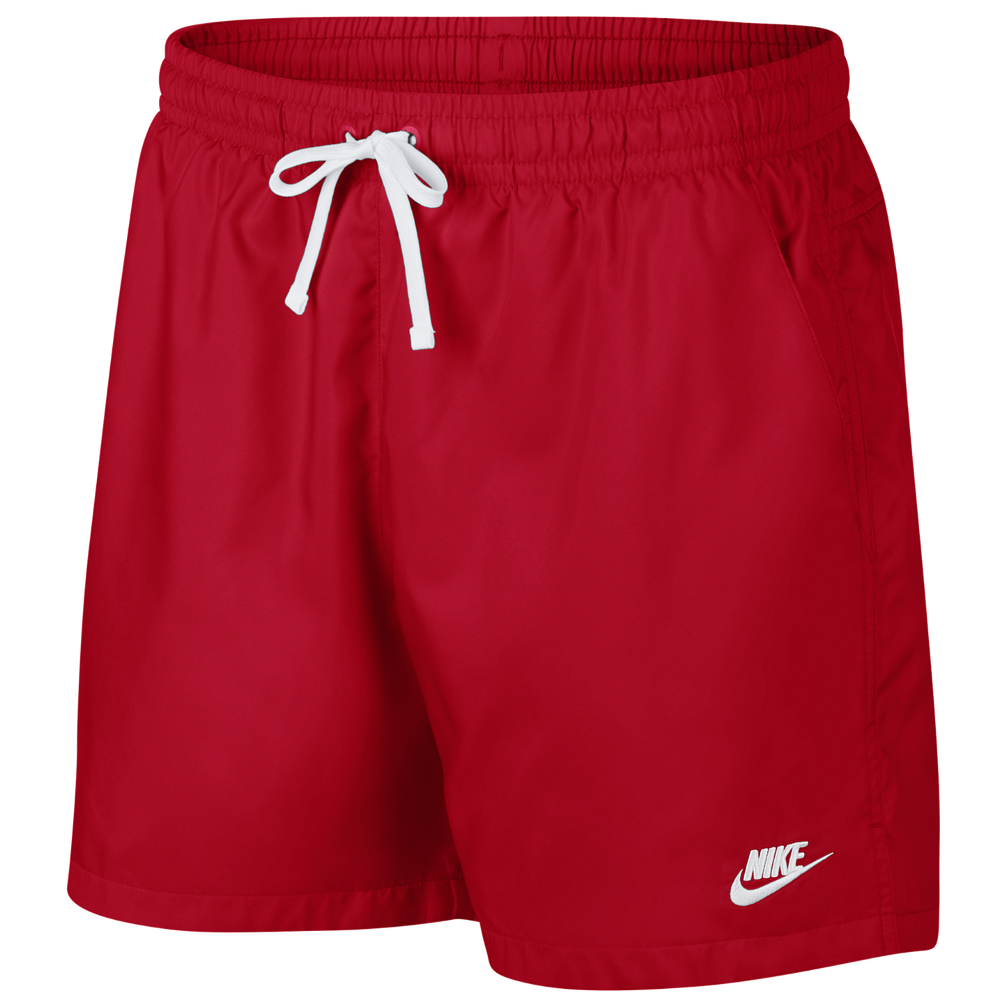 Nike Club Essentials Woven Flow Shorts - Men's - Red/White