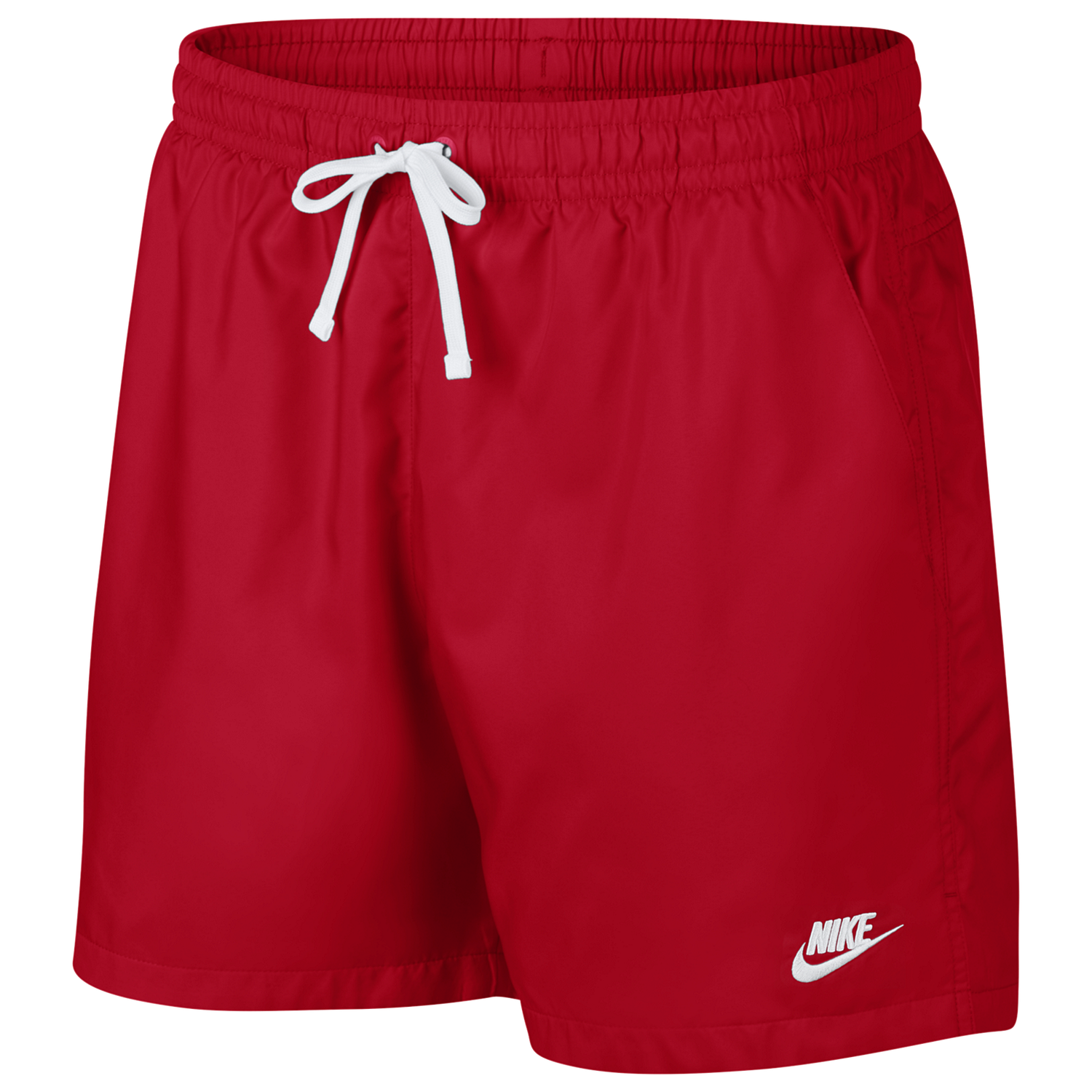 Nike Club Essentials Woven Flow Shorts - Men's - Red/White