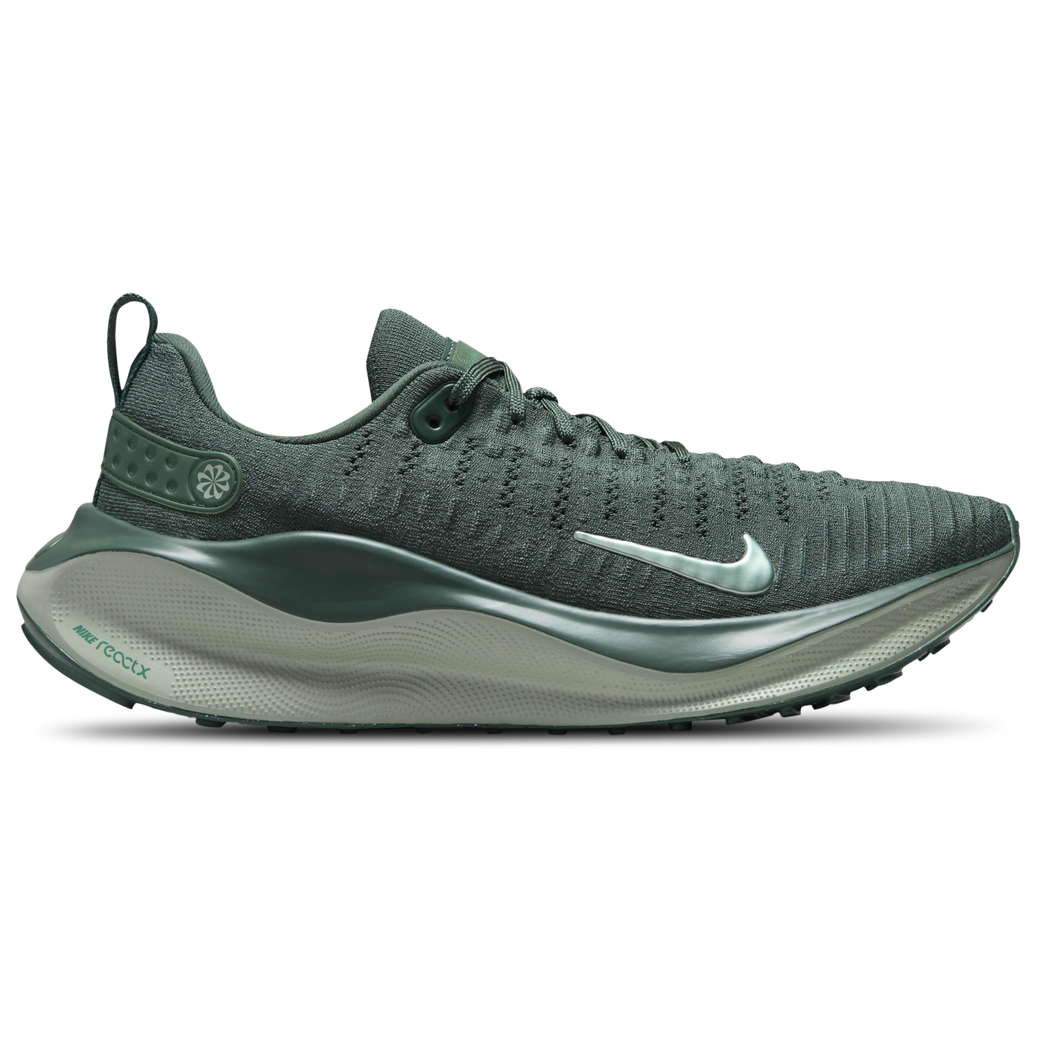 Nike React Infinity Run Flyknit 4 - Women's - Vintage Green/Bicoastal/Jade Horizon