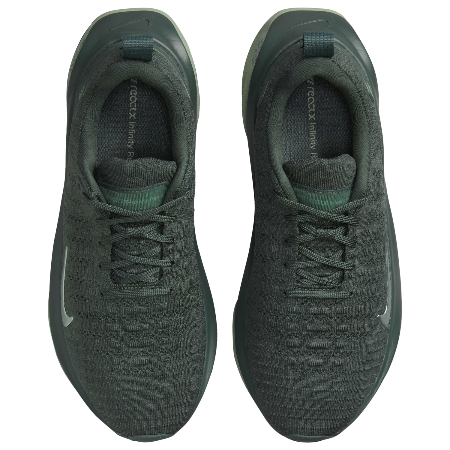 Nike React Infinity Run Flyknit 4 - Women's - Vintage Green/Bicoastal/Jade Horizon
