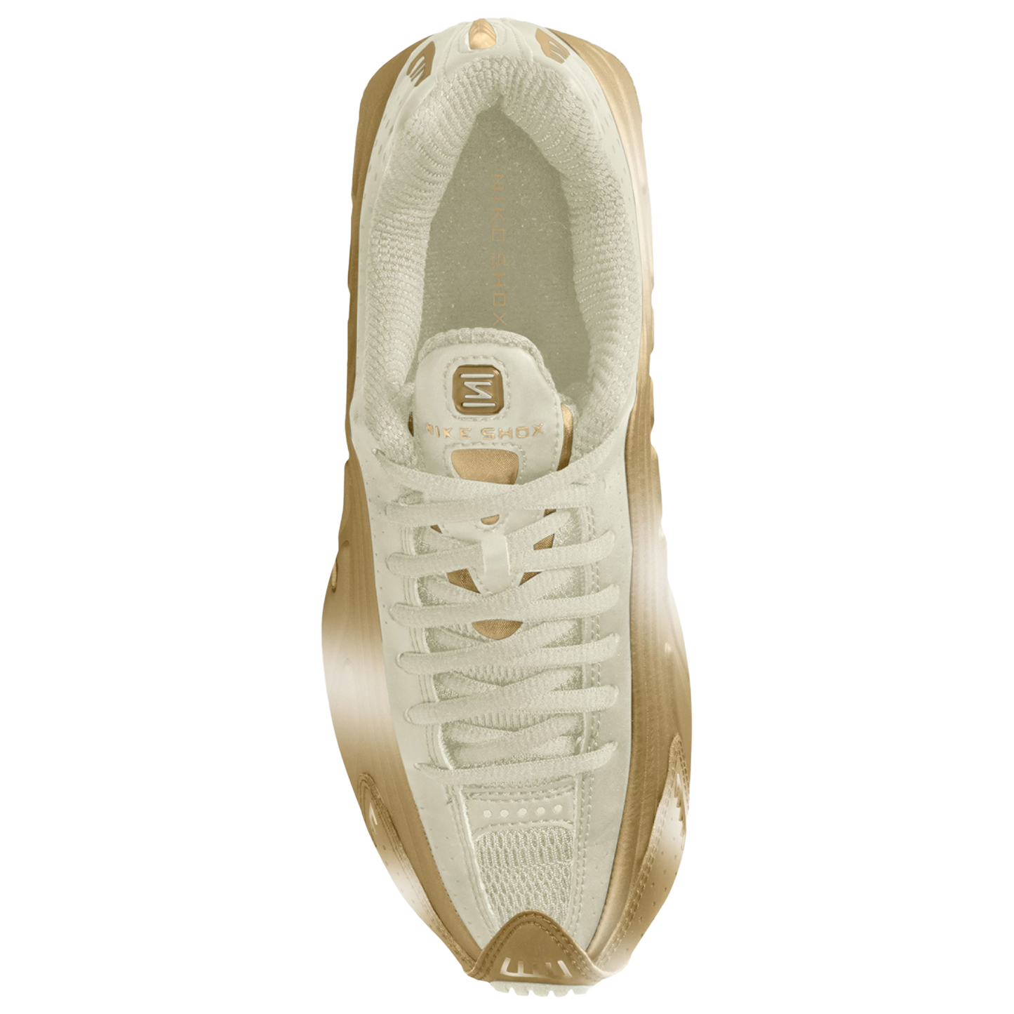 Nike Shox R4 - Women's - Soft Pearl/Metallic Gold
