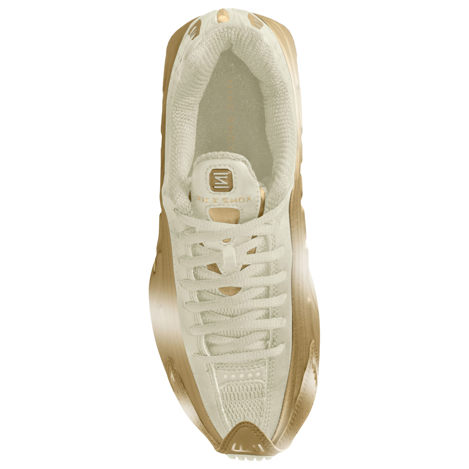 Nike Shox R4 - Women's - Soft Pearl/Metallic Gold
