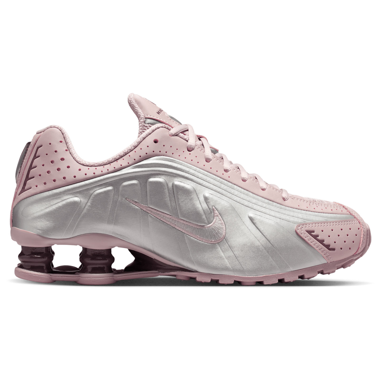 Nike Shox R4 - Women's - Mtlc Silver/Tattoo/Particle Rose
