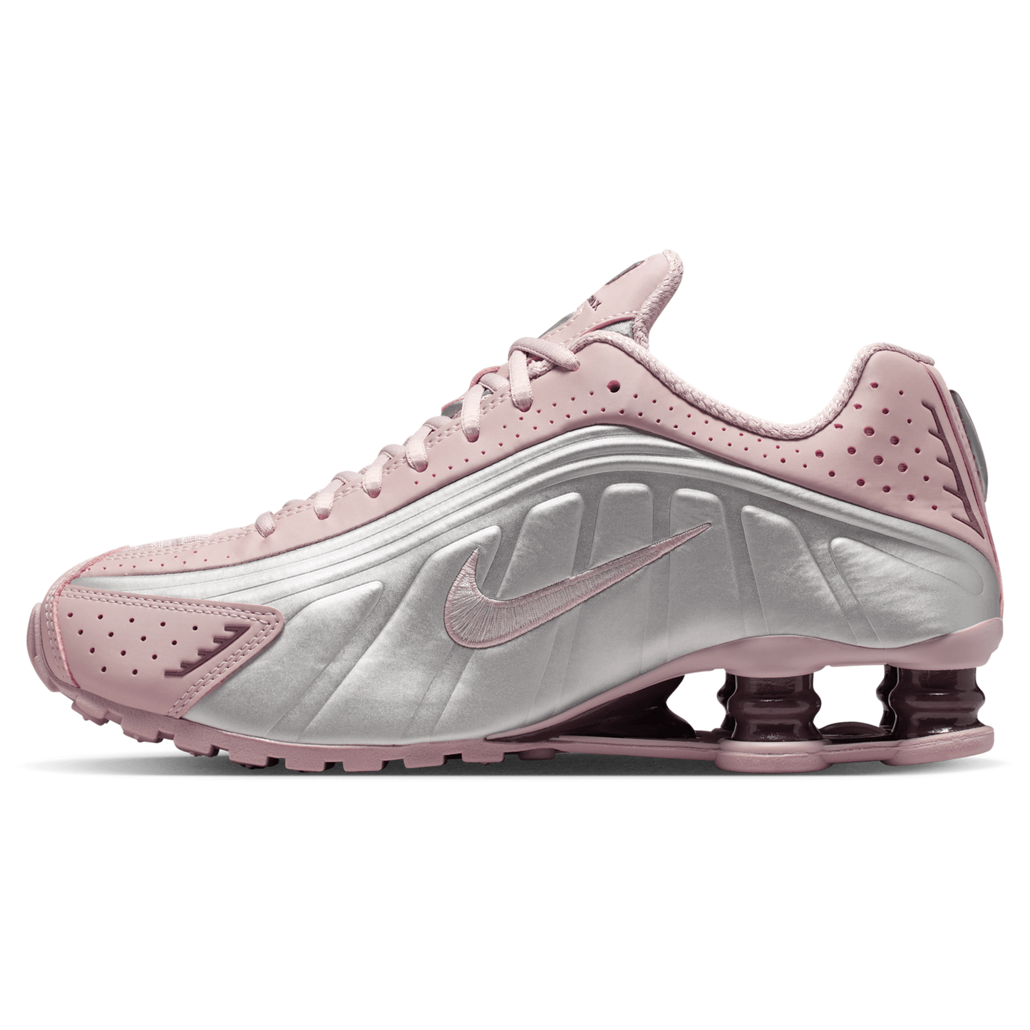 Nike Shox R4 - Women's - Mtlc Silver/Tattoo/Particle Rose