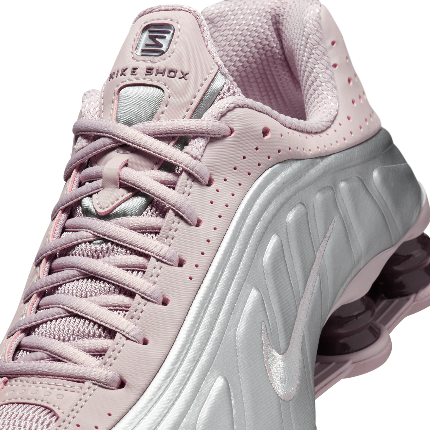 Nike Shox R4 - Women's - Mtlc Silver/Tattoo/Particle Rose