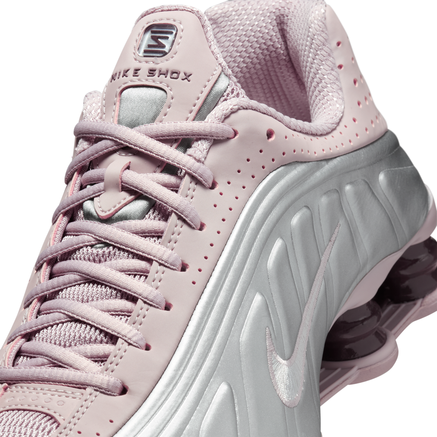 Nike Shox R4 - Women's - Mtlc Silver/Tattoo/Particle Rose