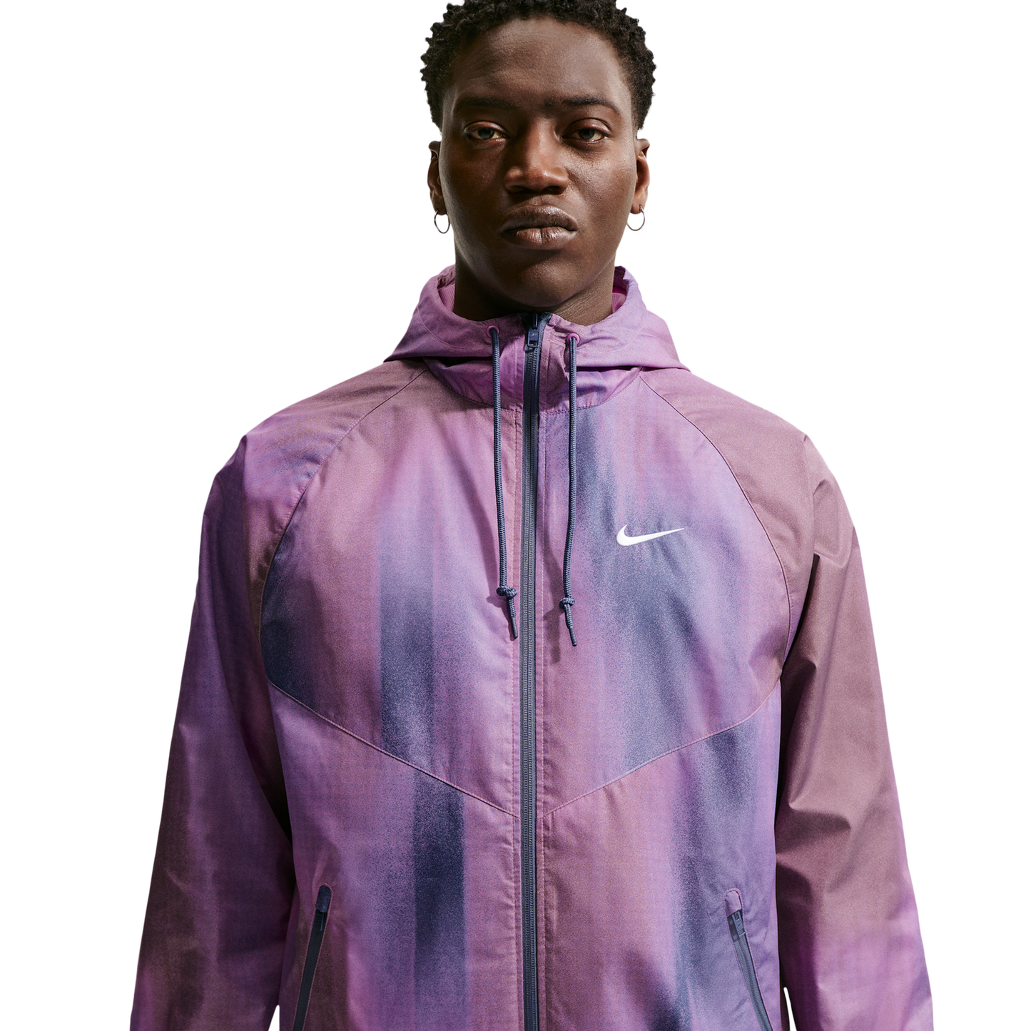 Nike Windrunner Jacket - Men's - Lt Magenta/White