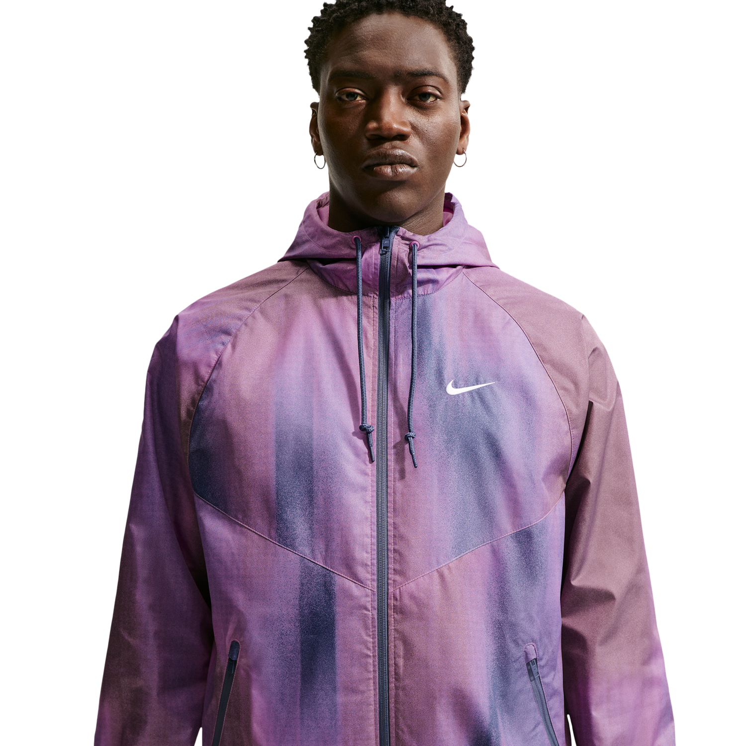 Nike Windrunner Jacket - Men's - Lt Magenta/White