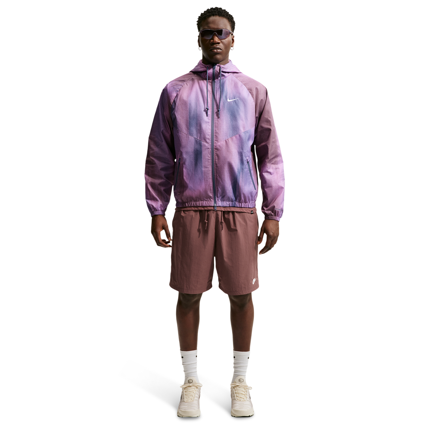 Nike Windrunner Jacket - Men's - Lt Magenta/White