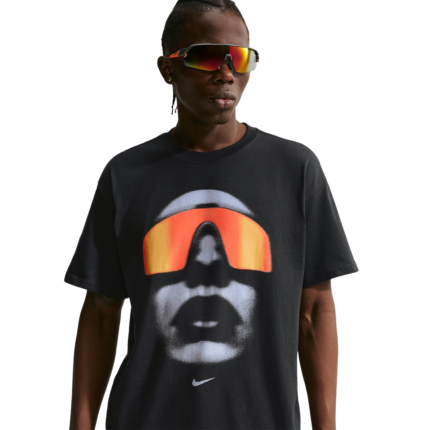 Nike NSW M90 Short Sleeve T-Shirt - Men's - Black/Yellow